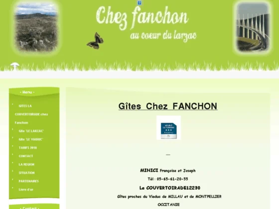 gites chez fanchon à la couvertoirade Larzac unesco 2011