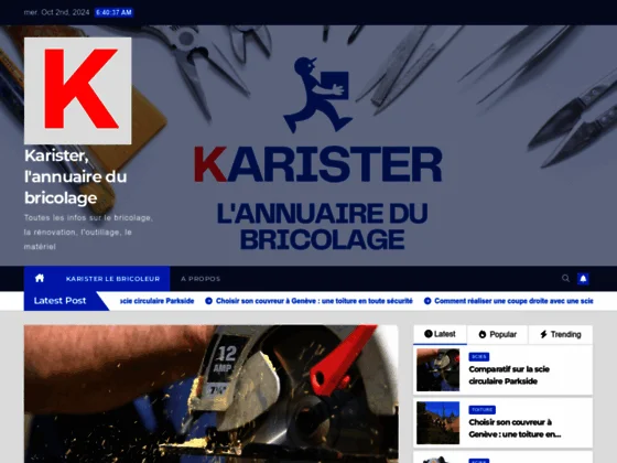 Visitez le site e-commerce Karister
