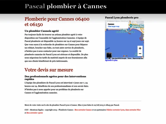 Plombier Cannes
