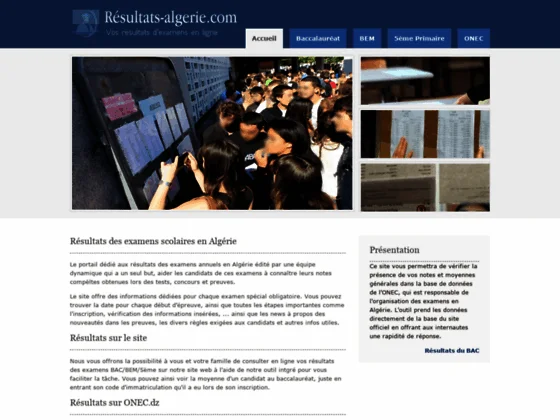 Résultat de l’examen du primaire