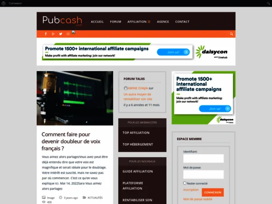 programme affiliation