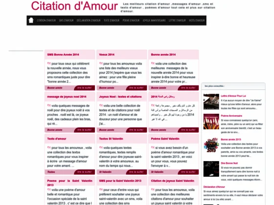 Citations d'amour