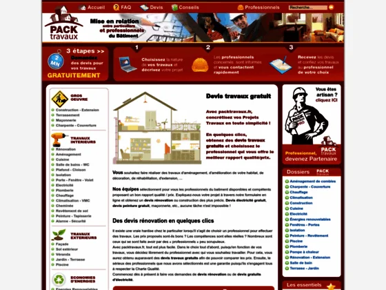 Devis travaux rénovation