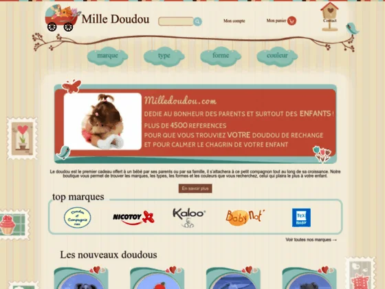 Boutique de doudous en ligne
