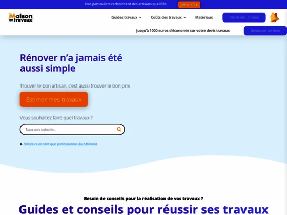 Maison en Travaux : renovation et amelioration habitat