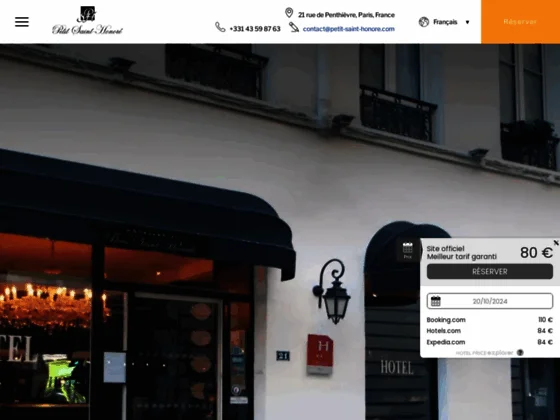 Hotel paris saint honoré