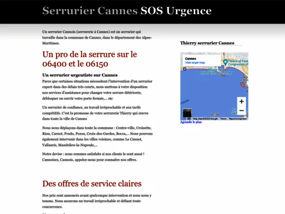 Serrurier Cannes