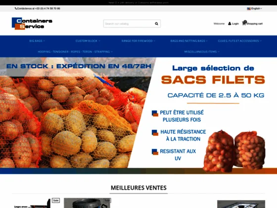 Containers Service : le spécialiste de la vente de big bag à particule depuis plus de 15 ans