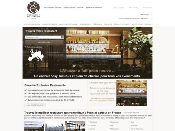 Exclusive restaurant