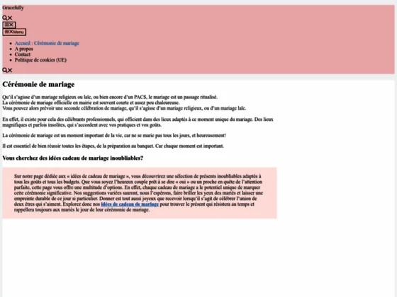 Cérémonie mariage homo