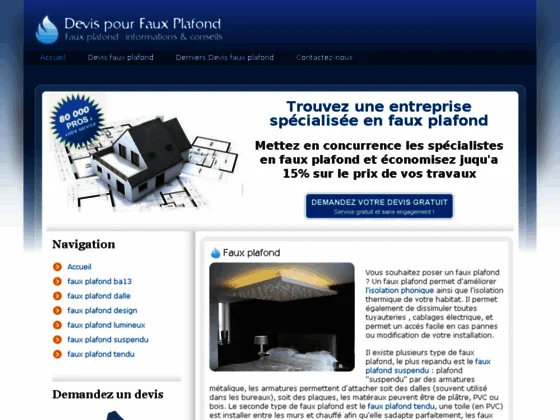 faux plafond lumineux