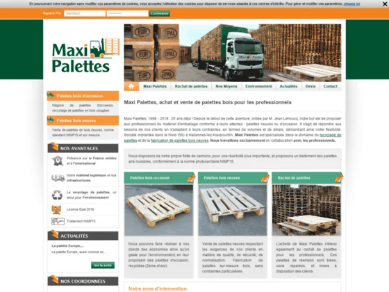 Récupération, réparation palettes bois, Val-d'Oise