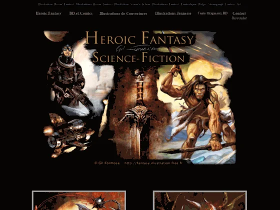 Heroic Fantasy science-fiction illustrateur