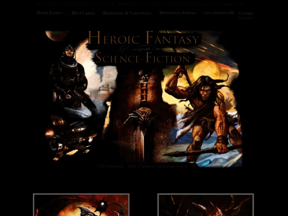 Science-fiction, heroic fantasy illustrations