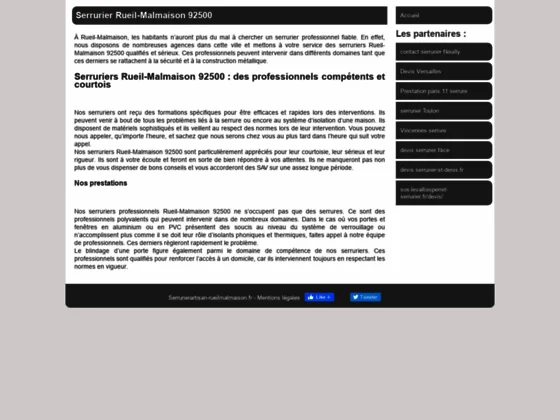 Serrurier Rueil Malmaison