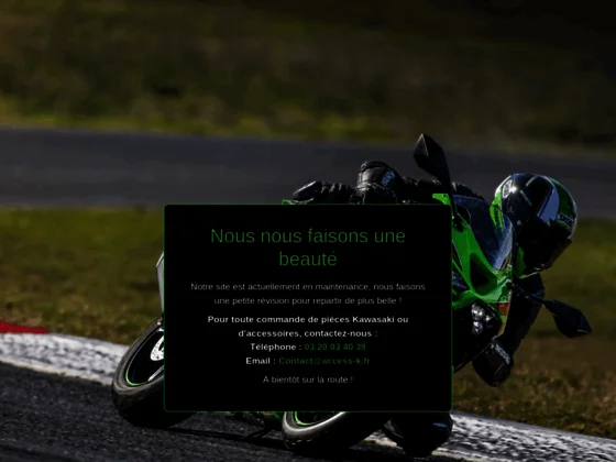 Magasin en ligne pièces et équipement Kawasaki