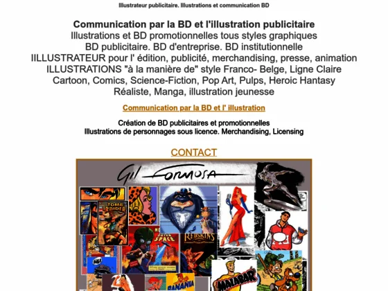 Communication bd et illustrations publicitaires