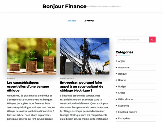Suivez Bonjour Finance pour rester au fait des nouvelles sur la finance