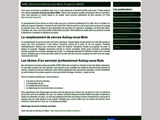 Serrurier Aulnay sous bois