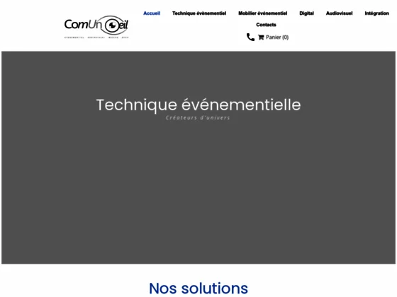 Film d'entreprise, location audiovisuel et événementiel