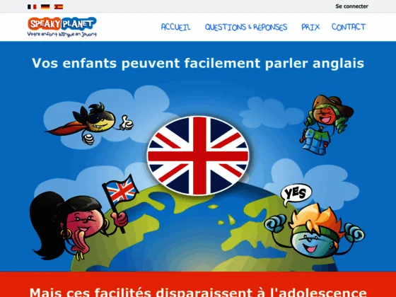 Speakyplanet.fr - jeux anglais