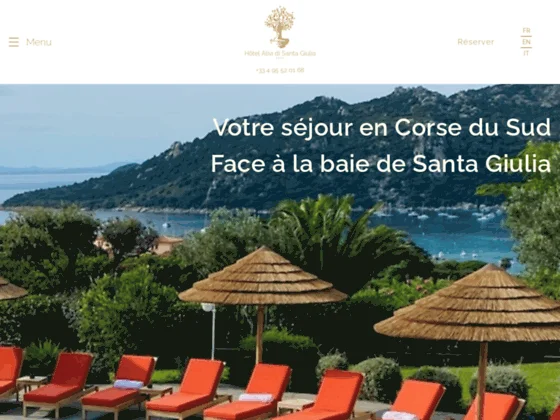 L'hotel vers Porto Vecchio