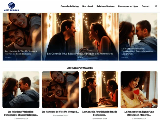 Meetserious, partagez une sortie au restaurant