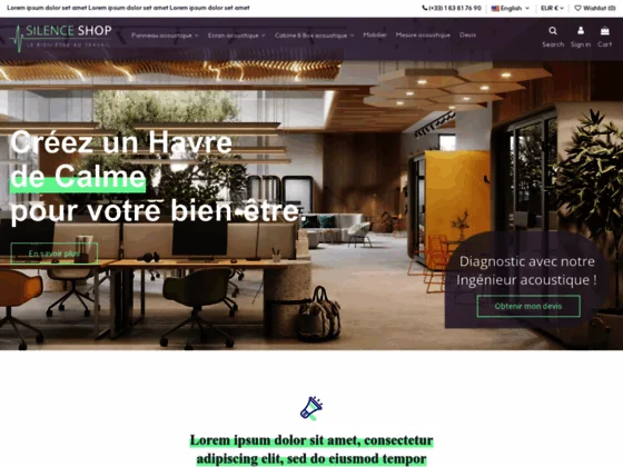 Spécialiste des solutions anti-bruit