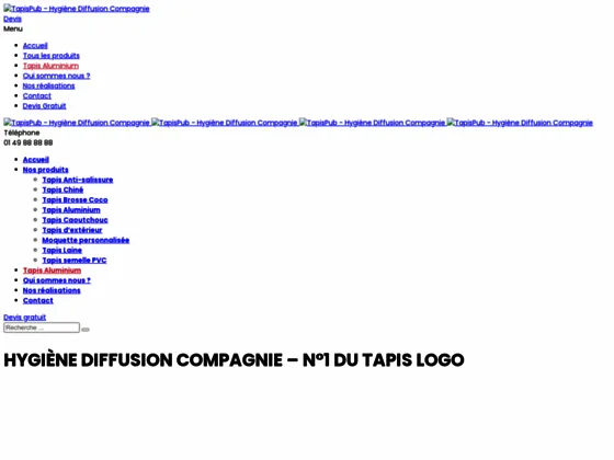 Hygiène Diffusion Compagnie - Tapis pub