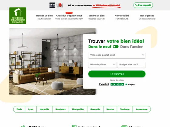 Acheter une maison à Lyon, Paris, etc