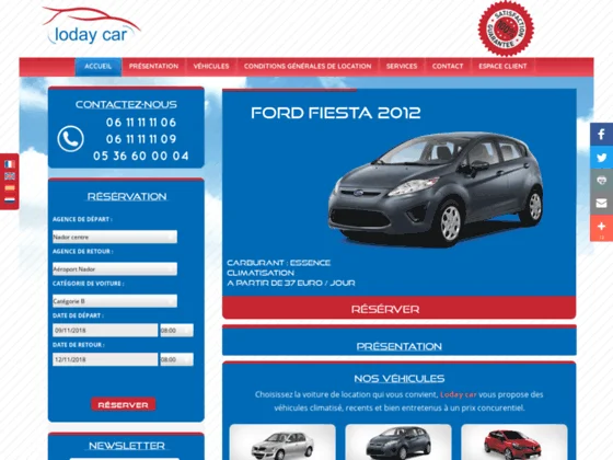 location voiture nador