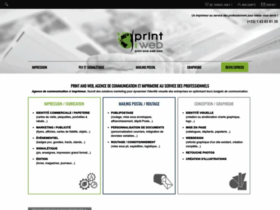 Print and Web : imprimerie