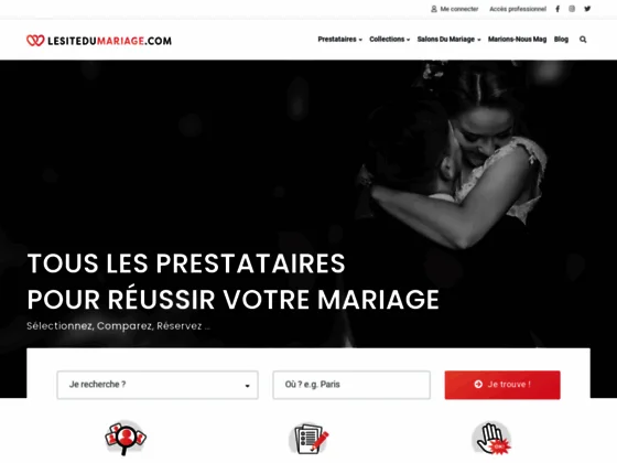 le site du mariage