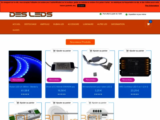 Ruban LED de couleur