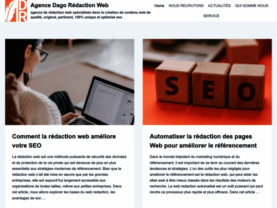 agence de redaction contenu web