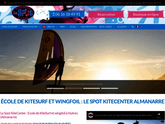 Le Spot Kitecenter : une école de kitesurf