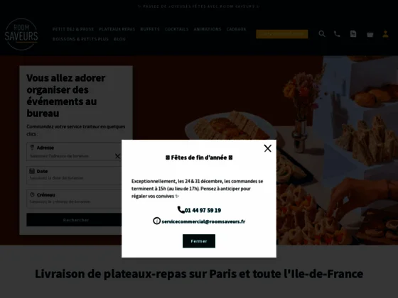 Room Saveurs - Coffrets repas