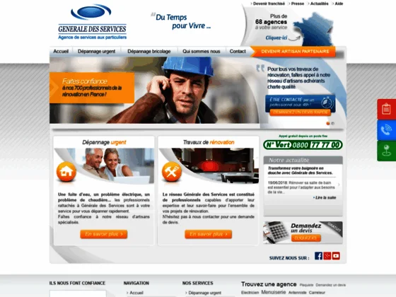 Travaux de rénovation