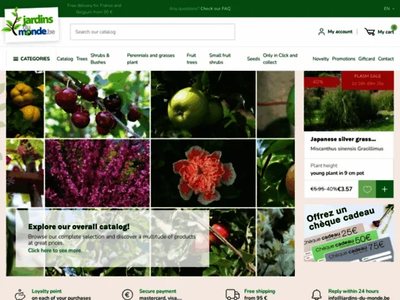 jardinerie en ligne, achat plantes