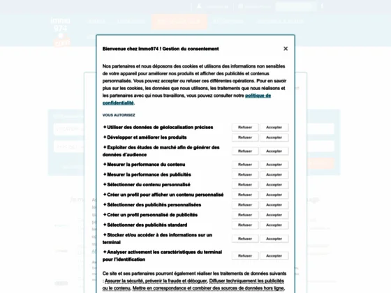 Immo974.com annonces immobilières La Réunion