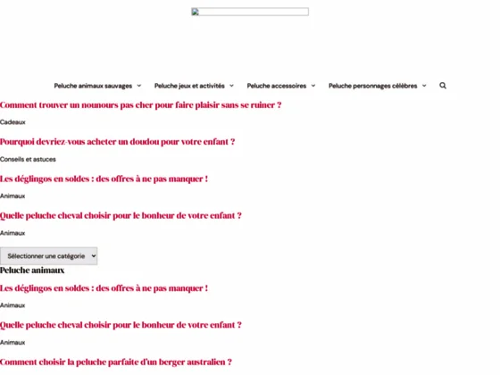 1001 Peluches, les plus beaux jouets pour vos enfants!