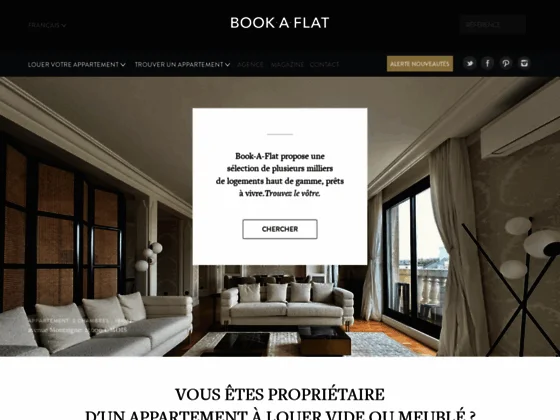 Acquérir une chambre à Paris 1er par le biais de Book-a-Flat.com