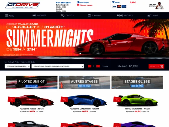 Stage de pilotage automobile