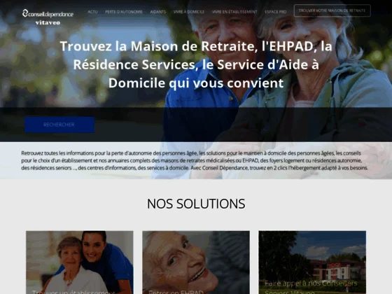  Conseildependance.fr, soins de longue durée