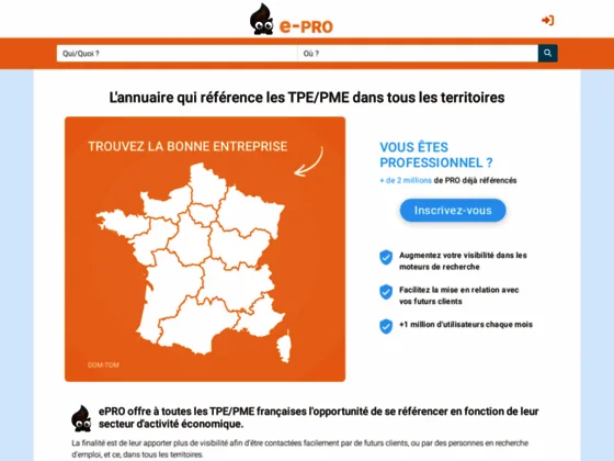 Annuaire professionnel