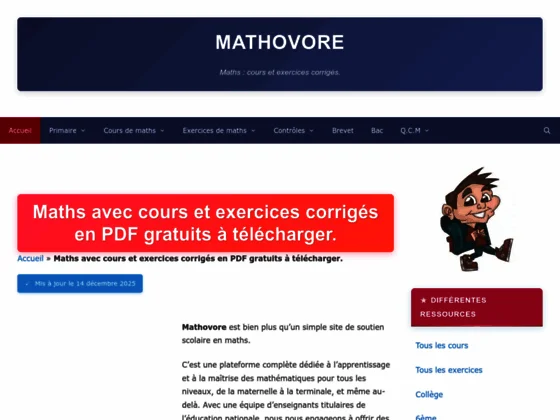 Les mathématiques à vos cotés
