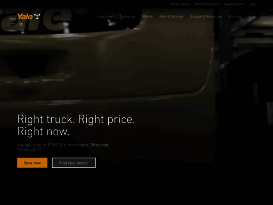 Chariots de Manutention - Matériel de Levage et Manutention - Yale