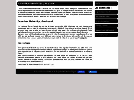serrurier malakoff
