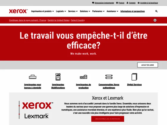 Location d'Imprimantes et Copieurs Xerox pour une Impression Ponctuelle
