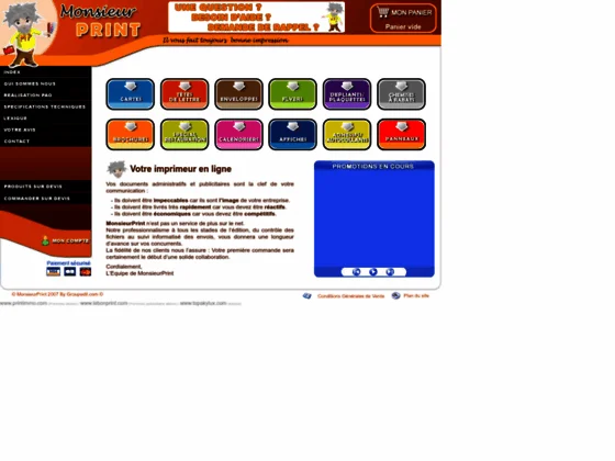 Monsieurprint, imprimeur en ligne